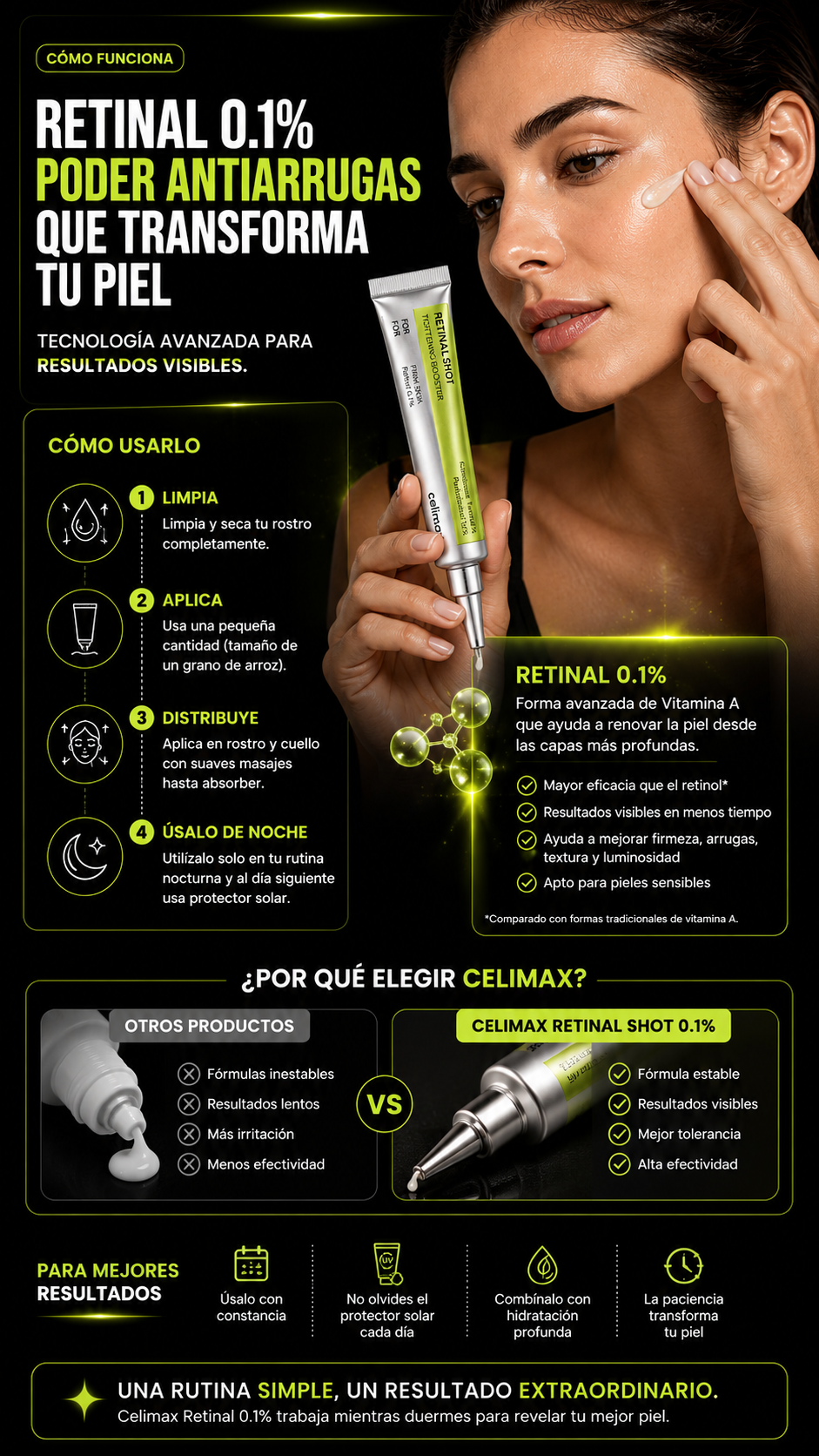 Celimax Crema Facial Antiarrugas Retinal